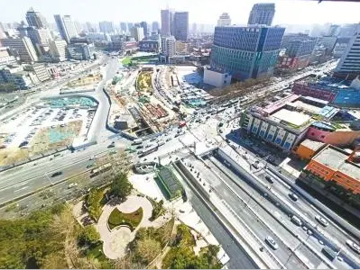 鄭州二七廣場隧道工程正在收尾 5月31日前周邊多條道路通行規則有變